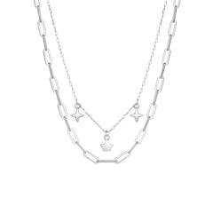 Silver Star Charms Chain pendant