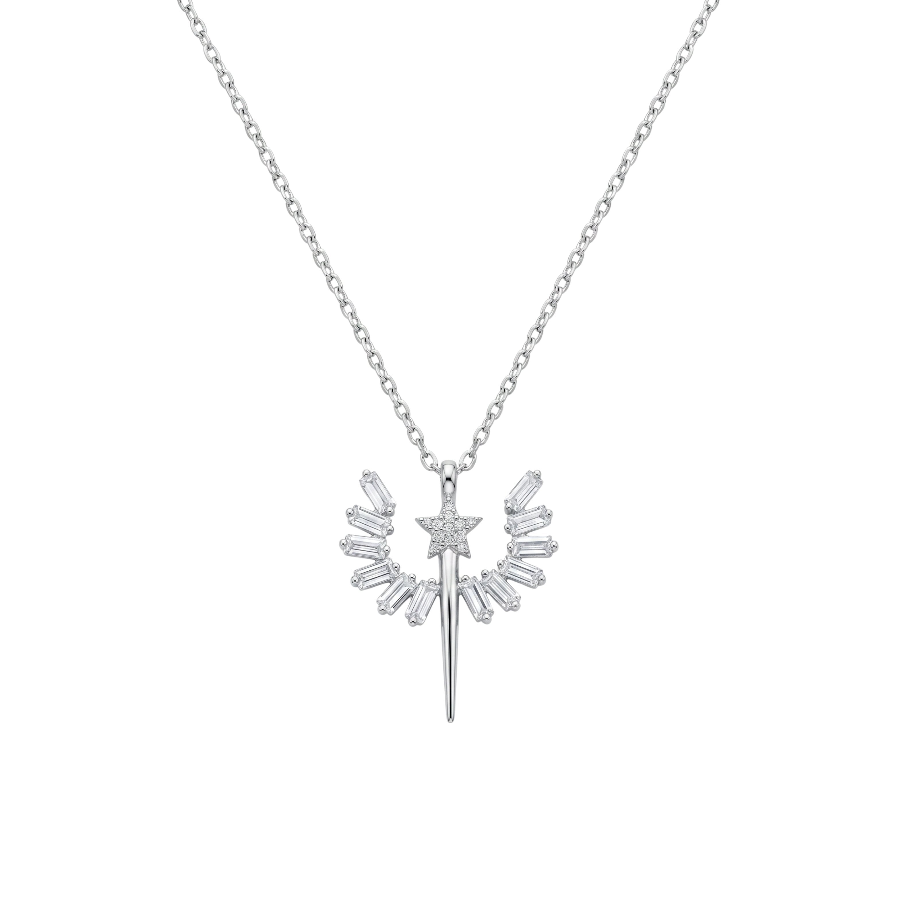 Silver Angel Wing Pendant for Her