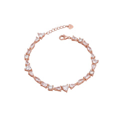 Rose Gold Miniature Designer Hand Bracelet