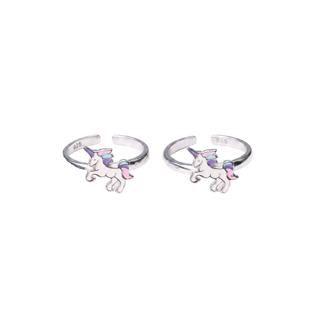 Silver Magical Unicorn Toe Ring