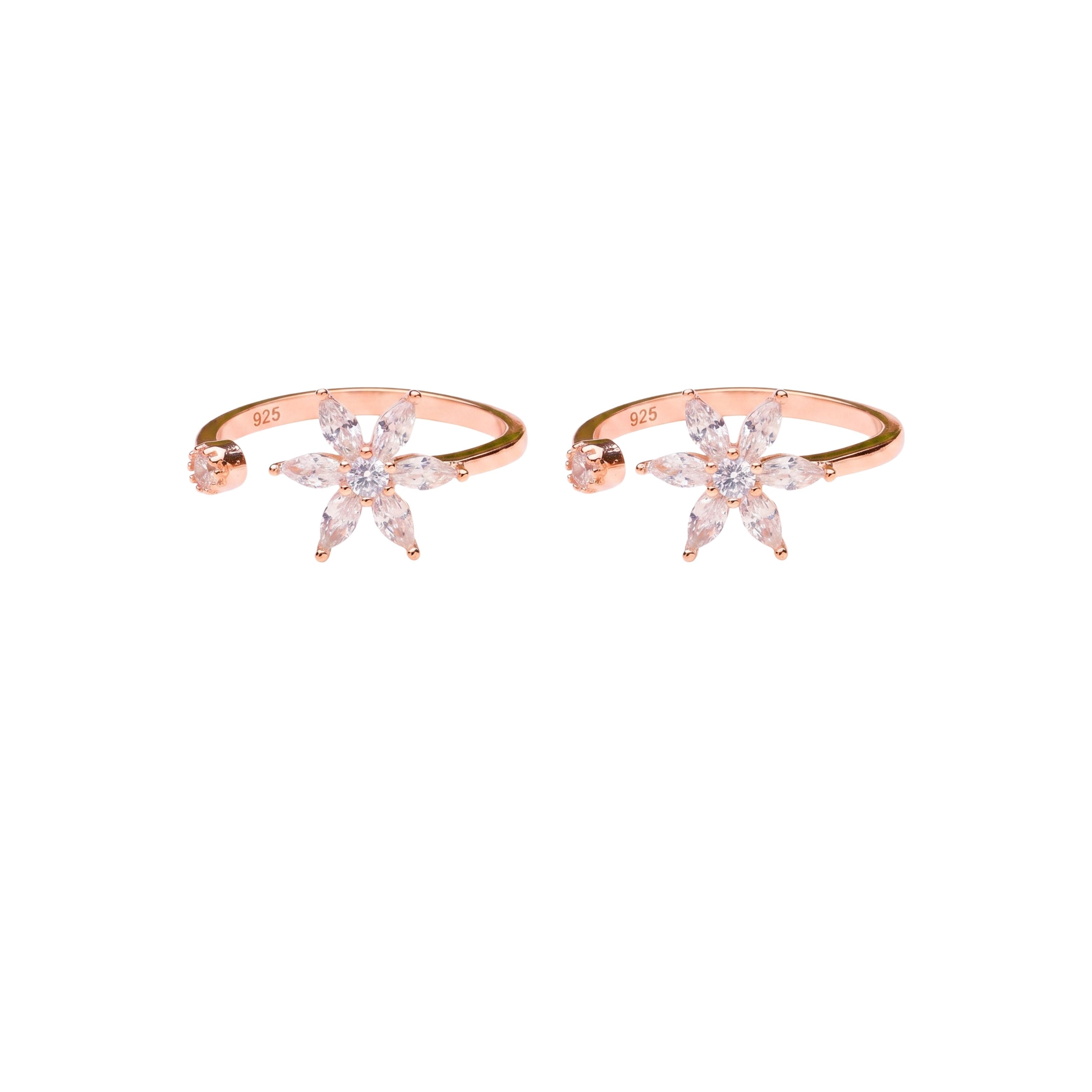 Rose Gold Avior Toe Ring