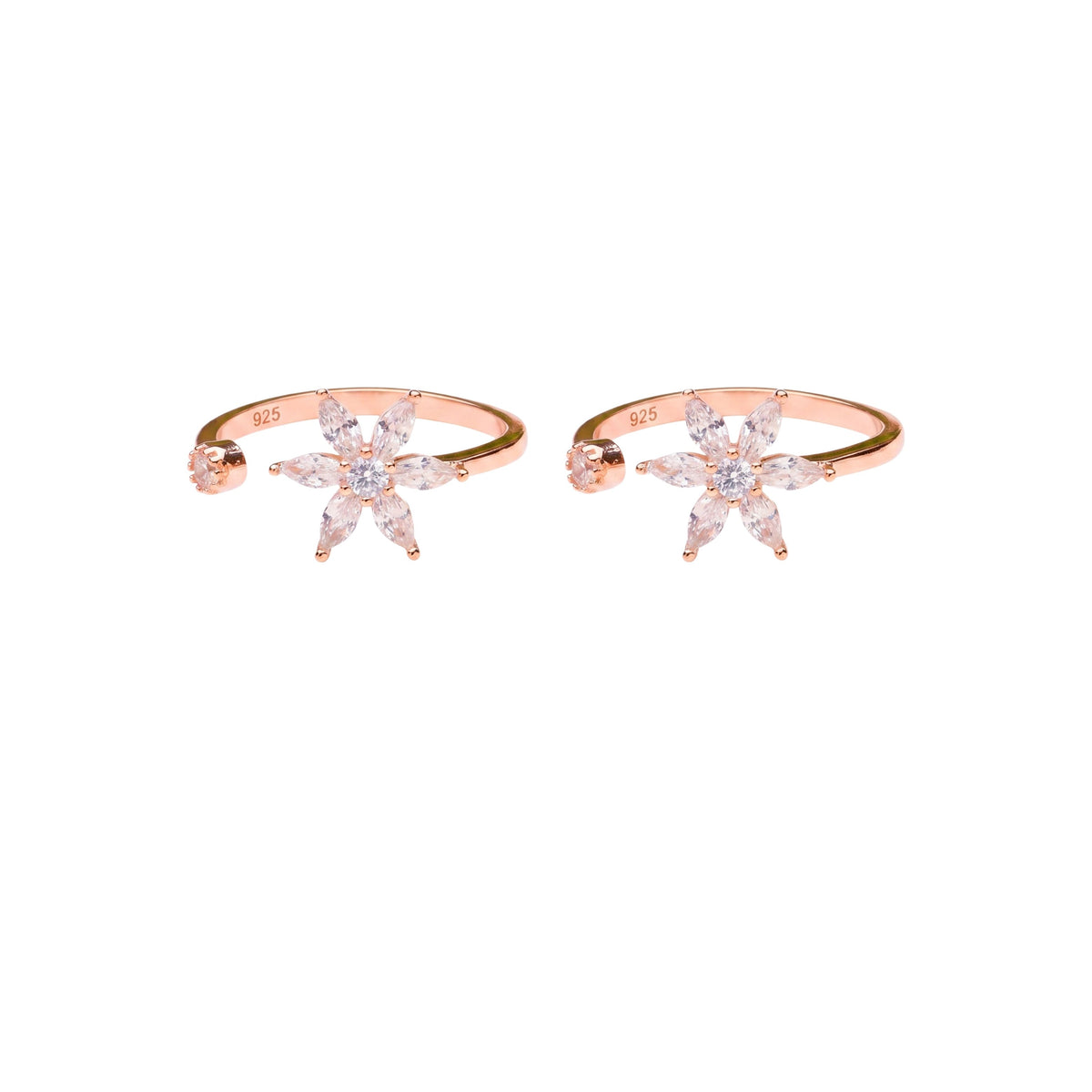 Rose Gold Avior Toe Ring