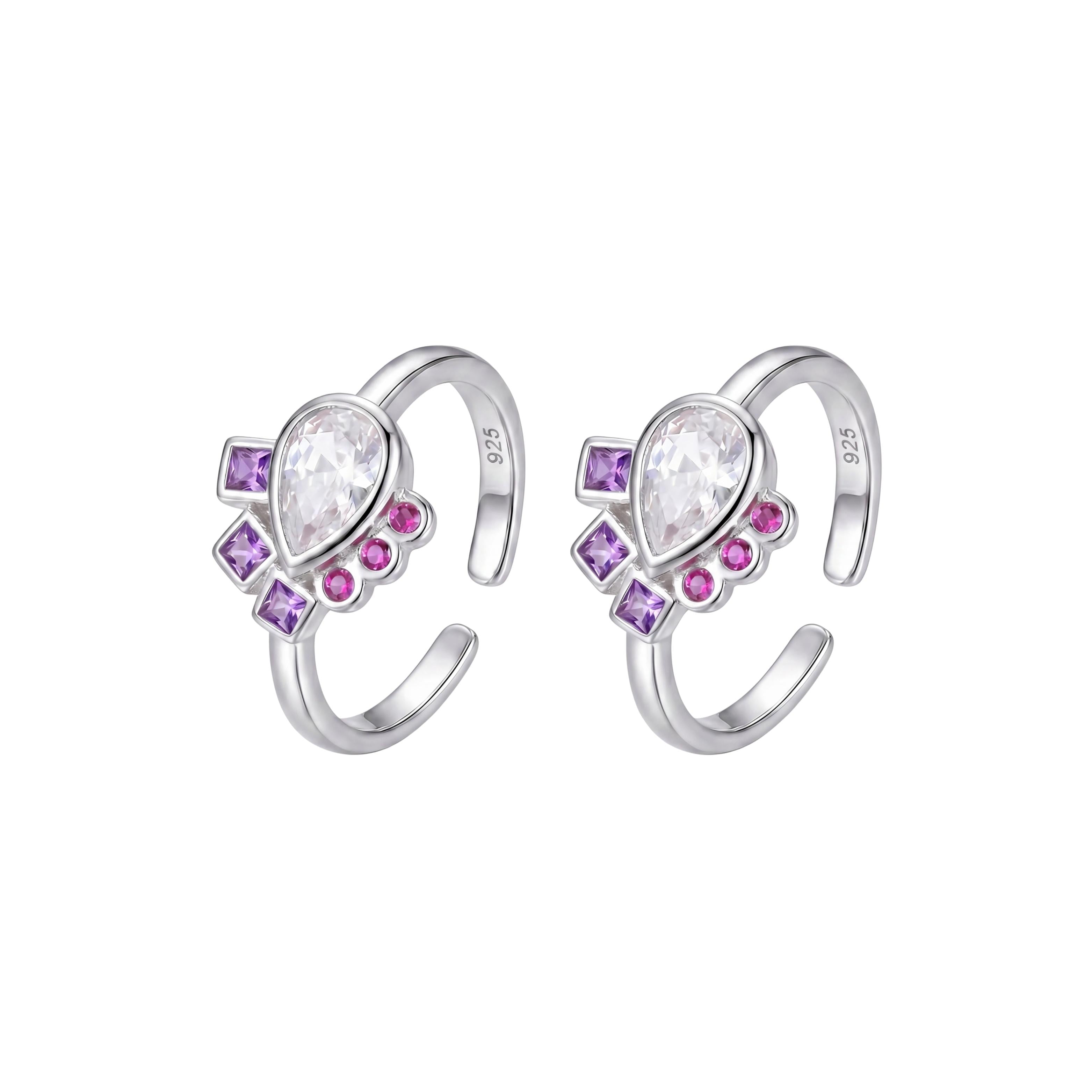 Silver Bloom Sterling Silver Toe Ring