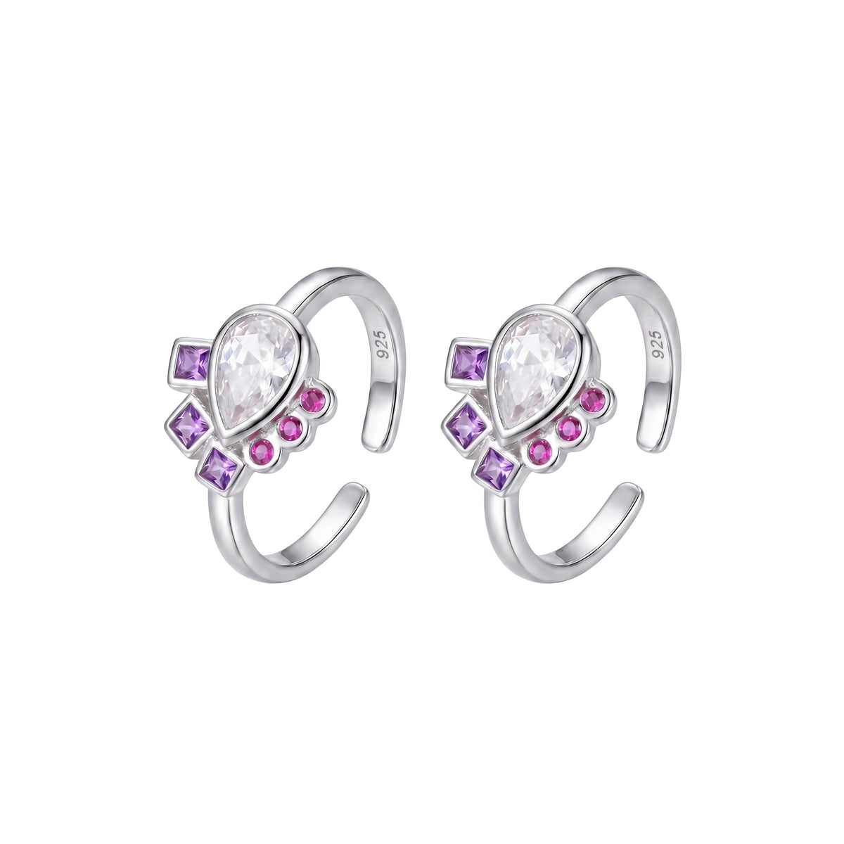 Silver Bloom Sterling Silver Toe Ring