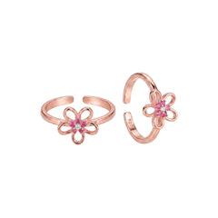 Rose Gold Filigree Toe Ring