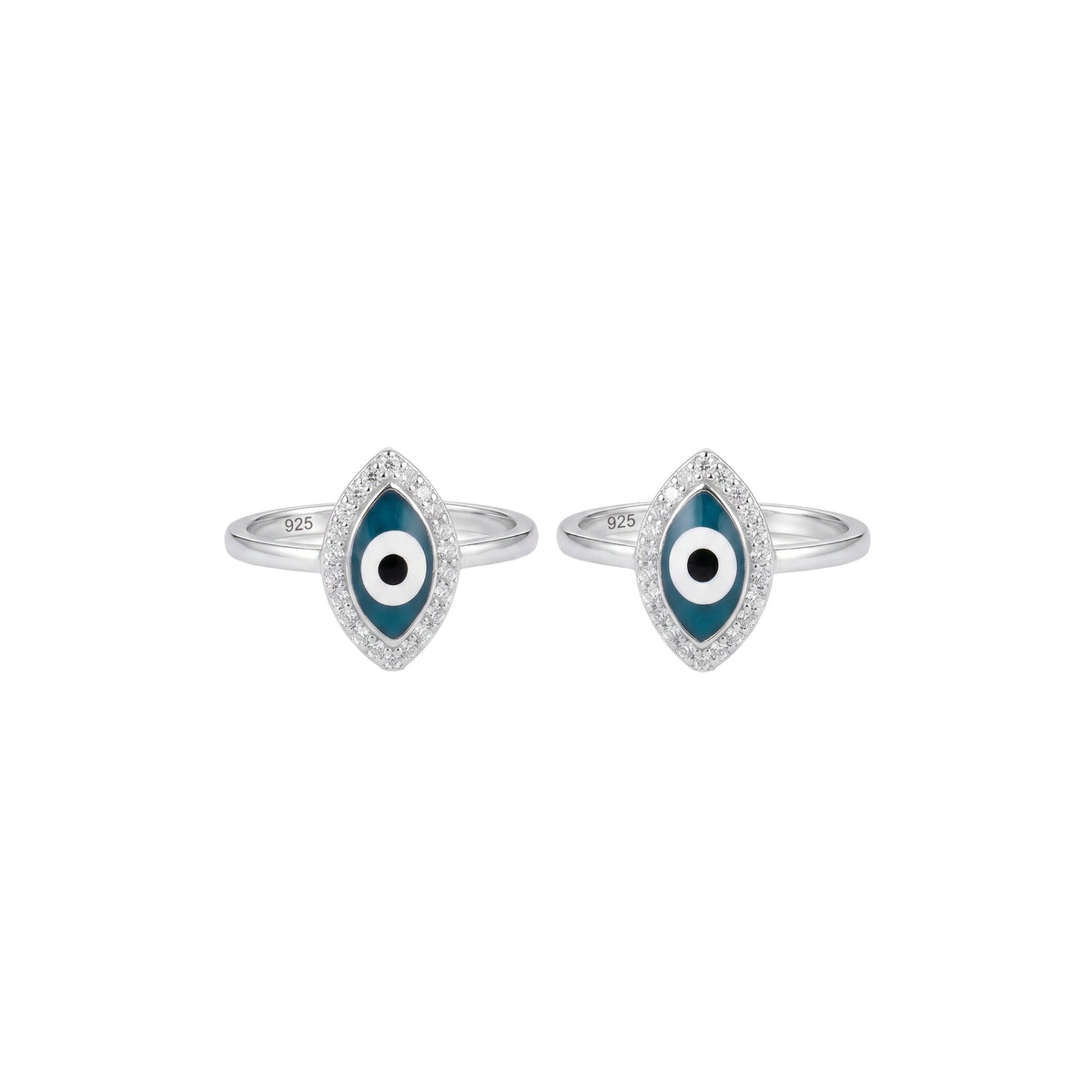 Silver Mystic Protection Evil Eye Toe Ring