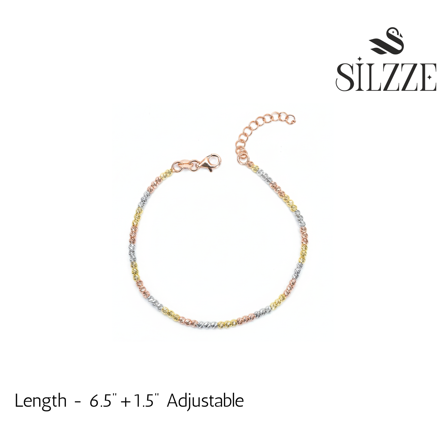 Three shades Sparkle Bracelet