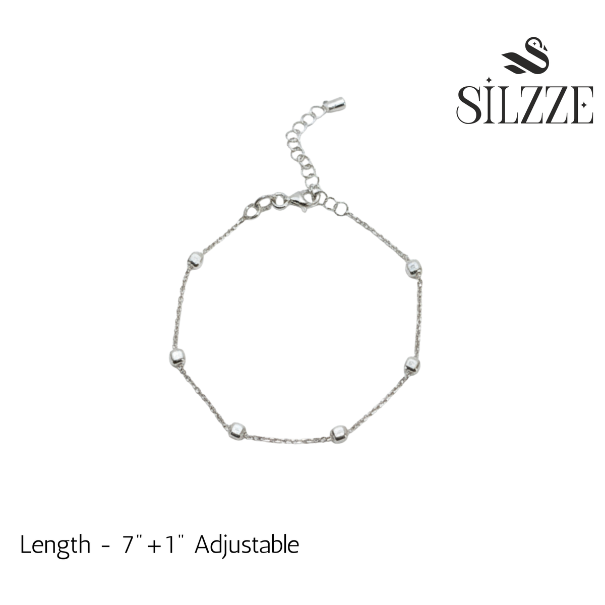 Silver Delicate Solo Hand Bracelet