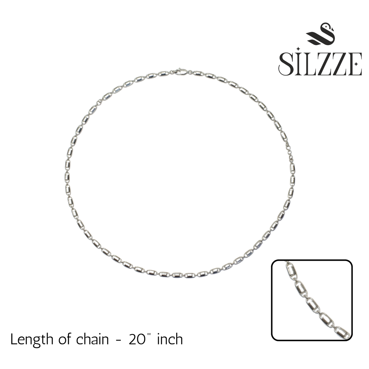 Silver Mariner Chain For Him