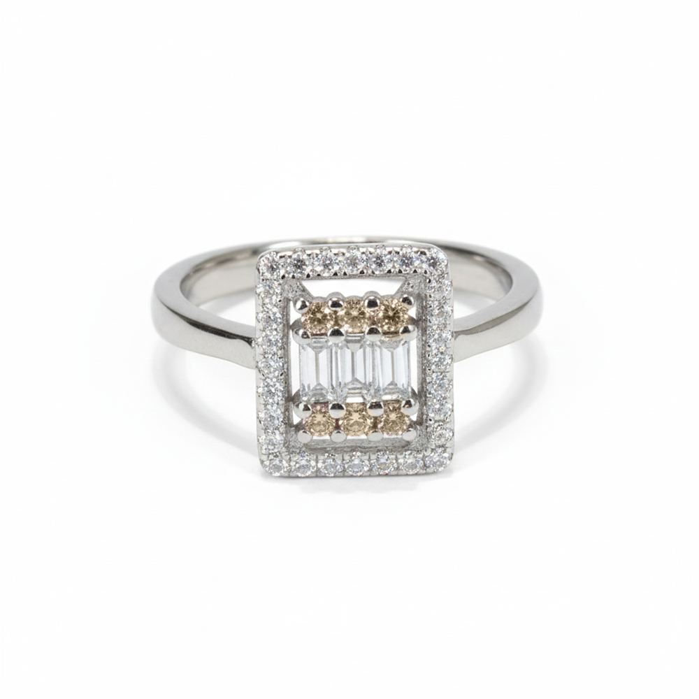 Silver Daisy Intricate Timeless Ring For Her