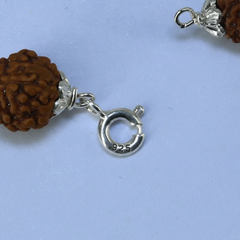 Silver Om Namah Shivaay Rudraksh Bracelet