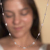 Morganite Sterling Silver Chain for her