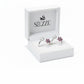 Silver Pink CZ Toe Ring