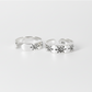 Silver Beach and sun  Aesthetic Toe ring