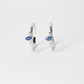 Silver Blue crown Toe ring