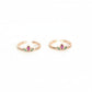 Rose Gold Crown Toe Ring