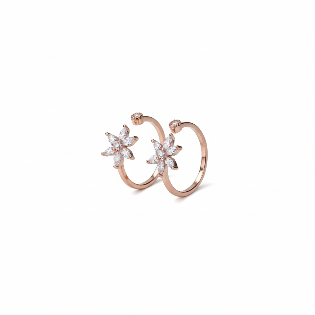 Rose Gold Avior Toe Ring